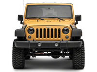 Raxiom 07-18 Jeep Wrangler JK 7-In LED Headlights- Black Housing (Clear Lens)