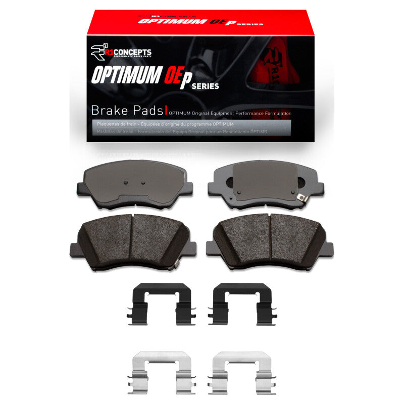 R1 Concepts R1 2012-2016 Hyundai Elantra GT Front R1 Optimum OE Pads & Hardware Kit
