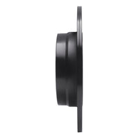 R1 Concepts R1 96-98 Mercedes-Benz SL320 Rear Left Drilled & Slotted Black Brake Rotor