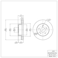 DFC 63-82 Chevrolet Corvette Front Brake Rotor