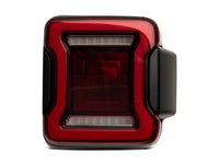 Raxiom 18-23 Jeep Wrangler JL Horizon LED Tail Lights- Black Housing- Red Lens