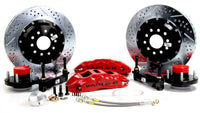 Baer Brakes 55-57 Chevy One-Fifty Series STD Studs 14in Extreme+ Front SDZ Brake Kit - Monster Green