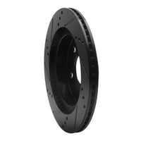 R1 Concepts R1 93-97 Chevrolet Camaro Rear Right Drilled & Slotted Black Brake Rotor
