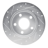 R1 Concepts R1 04-16 Buick ALLURE Rear Right Drilled & Slotted Silver Brake Rotor