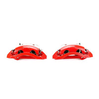 PowerStop Power Stop 00-02 Dodge Ram 2500 Front Red Calipers w/Brackets - Pair