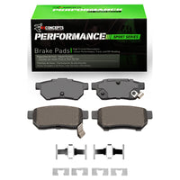 R1 Concepts R1 88-01 Acura Integra Rear Performance Sport Brake Pads & Hardware Kit