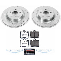 PowerStop Power Stop 00-03 Mercedes-Benz CL500 Rear Z26 Street Warrior Brake Kit