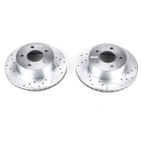 PowerStop Power Stop 90-99 Jeep Cherokee Front Evolution Drilled & Slotted Rotors - Pair