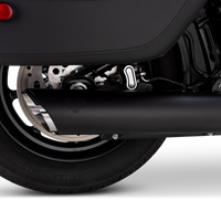 Vance and Hines Vance & Hines 2025+ HD Softail Twin Slash 4in Round Black Slip-On Exhaust