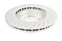 DBA 05-06 Porsche Boxster S (w/Iron Rotor) Coupe Front Right En-Shield OE Drilled Rotor