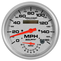 Autometer Ultra-Lite 160mph & 8k RPM Electric Program Tach/Speedo 5in. Gauge