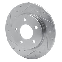 R1 Concepts R1 88-92 Dodge Monaco Rear Left Drilled & Slotted Silver Brake Rotor