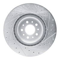 R1 Concepts R1 15-22 Ram Promaster City Front Left Drilled & Slotted Silver Brake Rotor