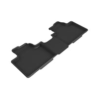 3D MAXpider 20-23 Toyota Highlander Kagu Black Floor Mat - Row 2