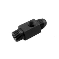 Nitrous Express 1/4 NPT x 6AN w/1/8 NPT Gauge Hole (Fuel Bypass Fitting)