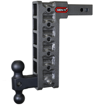 GEN-Y Hitch Gen-Y Mega Duty 2in Shank 12.5in Drop 10K Hitch w/Dual-Ball (Use w/Stabilizer Kit GH-0100)