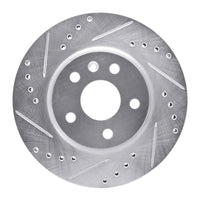 R1 Concepts R1 79-85 Volkswagen Type 2 Front Left Drilled & Slotted Silver Brake Rotor