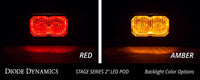 Diode Dynamics Stage Series 2in LED Pod Pro - White Combo Flush RBL (Single)