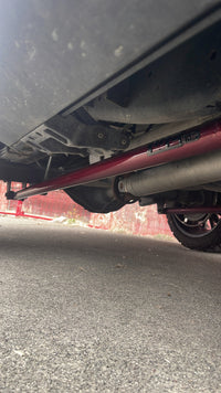 Wehrli 99-10 Ford / 94-22 RAM Univ ECLB/CCLB 68in. Traction Bar Kit - WCFab Red