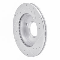 R1 Concepts R1 90-90 Pontiac 6000 Rear Left Drilled & Slotted Silver Brake Rotor
