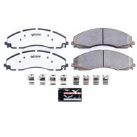 PowerStop Power Stop 17-19 Ford F-450 Super Duty Front Z36 Truck & Tow Brake Pads w/Hardware