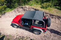 Bestop 97-02 Jeep Wrangler TJ Header Safari Bikini (Mesh)