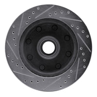 R1 Concepts R1 1986-1994 Ford E-250 Econoline Club Wagon Front Right Drilled & Slotted Silver Brake Rotor