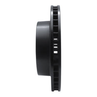 R1 Concepts R1 80-94 Ford F-250 4WD (Excl Super Duty) Front Left Drilled & Slotted Black Brake Rotor