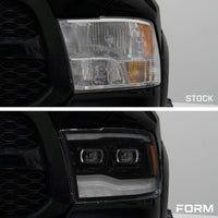 Form Lighting 2009-2018 Ram 1500/2500/3500 Sequential LED Projector Headlights (Pair)