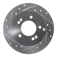 R1 Concepts R1 07-12 Kia Rondo (Canada) Rear Left Drilled & Slotted Silver Brake Rotor