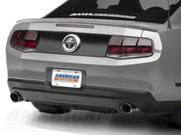 Raxiom 10-12 Ford Mustang Aero Tail Lights- Black Housing (Smoked Lens)