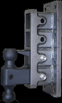 GEN-Y Hitch Gen-Y Mega Duty 2.5in Bolt On 9in Drop 3.5K TW 32K Hitch w/GH-0161 Dual-Ball/Pintle Lock