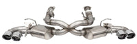 CORSA Performance Corsa 2020-25 Corvette C8 3in Valved Cat-Back 4.5in Pol Quad Tips - Fits Factory Perf Exhaust w/ AFM