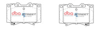 DBA 98-07 Lexus LX470 Front Street Series Brake Pads