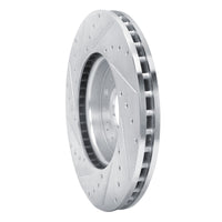 R1 Concepts R1 17-25 Buick Enclave Front Right Drilled & Slotted Silver Brake Rotor