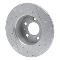 R1 Concepts R1 67-72 Volvo 164 Front Right Drilled & Slotted Silver Brake Rotor
