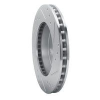 R1 Concepts R1 86-92 Ford Thunderbird Front Left Rear Left Drilled & Slotted Silver Brake Rotor