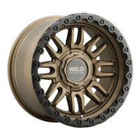 Weld Off-Road Swift 17x9in - 5x114.3 / 5x127 BP - ET-12 - 78.1mm CB- Satin Bronze Wheel & Black Ring