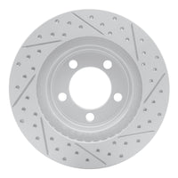 R1 Concepts R1 67-67 Ford Galaxie 500 Front Left Drilled & Slotted Geo-Carbon Rotor
