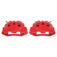 PowerStop Power Stop 11-19 Chevrolet Silverado 2500 HD Front Red Calipers w/Brackets - Pair