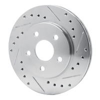 R1 Concepts R1 91-92 Dodge Monaco Front Right Drilled & Slotted Silver Brake Rotor
