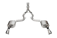 CORSA Performance Corsa 24+ Ford Mustang GT Xtreme Cat-Back Exhaust Sys. 3.0in Dual Rear Exit w/4.5in Pro Series Tips