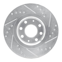 R1 Concepts R1 04-17 Chevrolet AVEO (USA/Canada) Front Left Drilled & Slotted Silver Brake Rotor