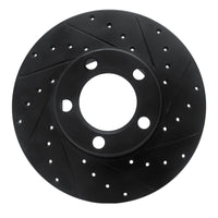 R1 Concepts R1 67-70 American Motors Javelin Front Right Drilled & Slotted Black Brake Rotor