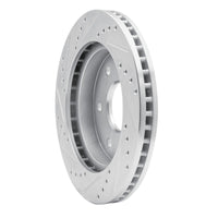 R1 Concepts R1 91-96 Dodge DAKOTA RWD Front Right Drilled & Slotted Silver Brake Rotor