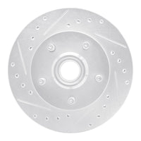 R1 Concepts R1 98-02 Ford Ranger (USA/Canada) Front Left Drilled & Slotted Silver Brake Rotor