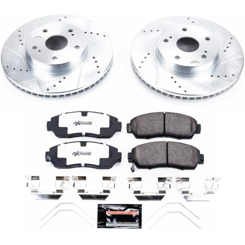 PowerStop Power Stop 15-18 Subaru Legacy Front Z26 Street Warrior Brake Kit