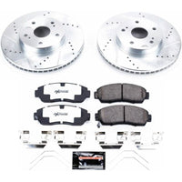 PowerStop Power Stop 15-18 Subaru Legacy Front Z26 Street Warrior Brake Kit