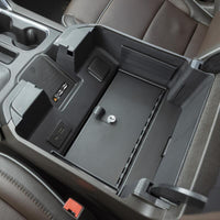 Tuffy Products Tuffy Console Safe W/ Keyed Lock For Chevrolet Silverado W/ Wireless Charging Pad Console