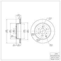 DFC 05-12 Nissan Pathfinder Rear Brake Rotor